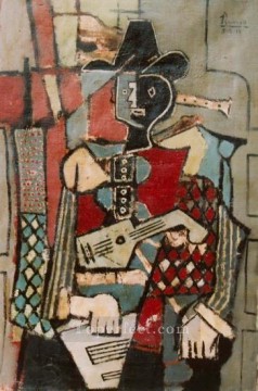 Arlequín1 1917 Cubismo Pinturas al óleo